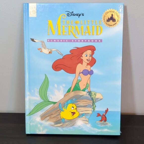 Vintage Disney The Little Mermaid Story Story Book Hardcover 1997 Princess - Picture 1 of 14